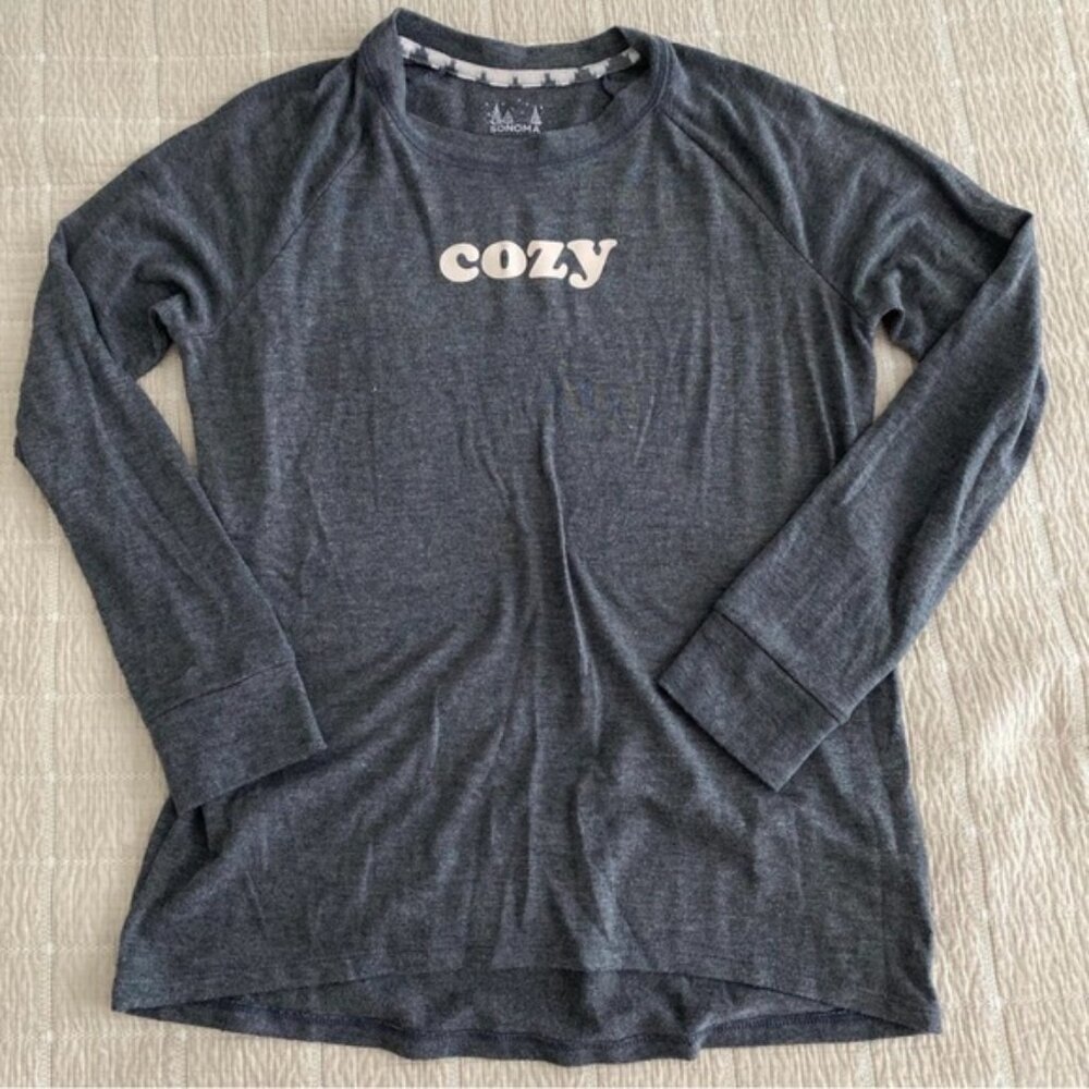 {Sonoma} Long Sleeve Pajama Shirt